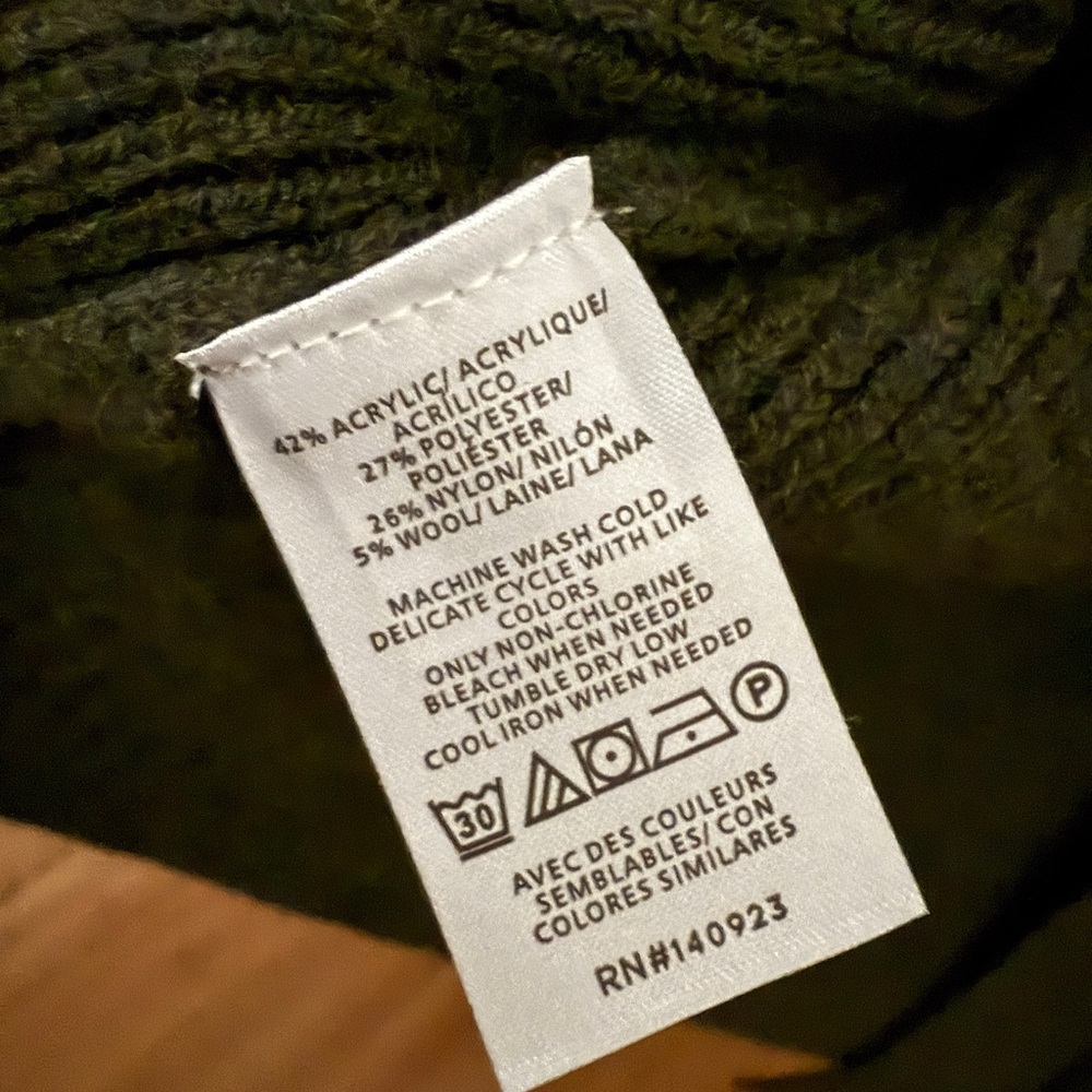 LOFT Olive Green Cropped Cardigan Jacket - Picture 4 of 4